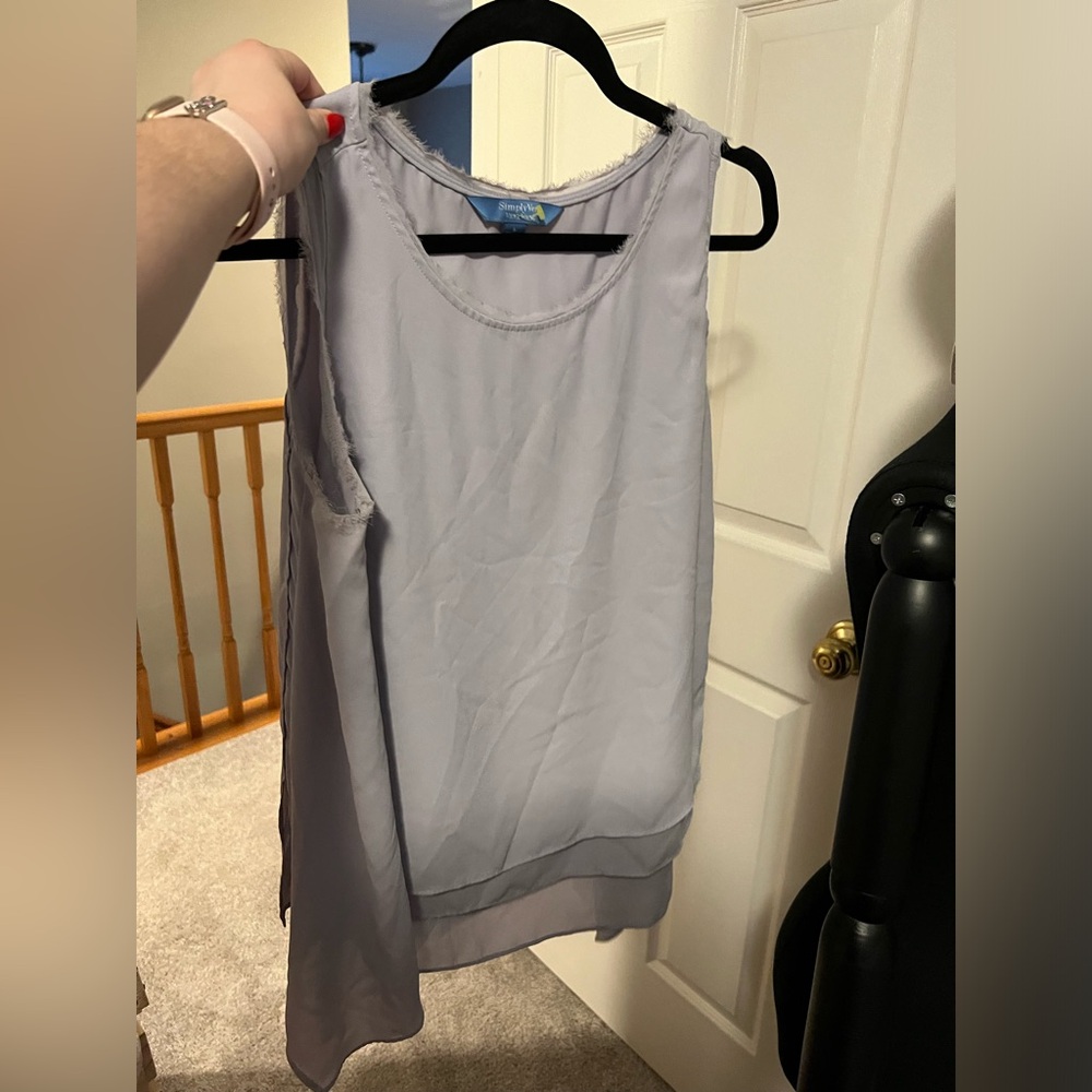 Simply Vera Vera Wang Lavender Tank Top